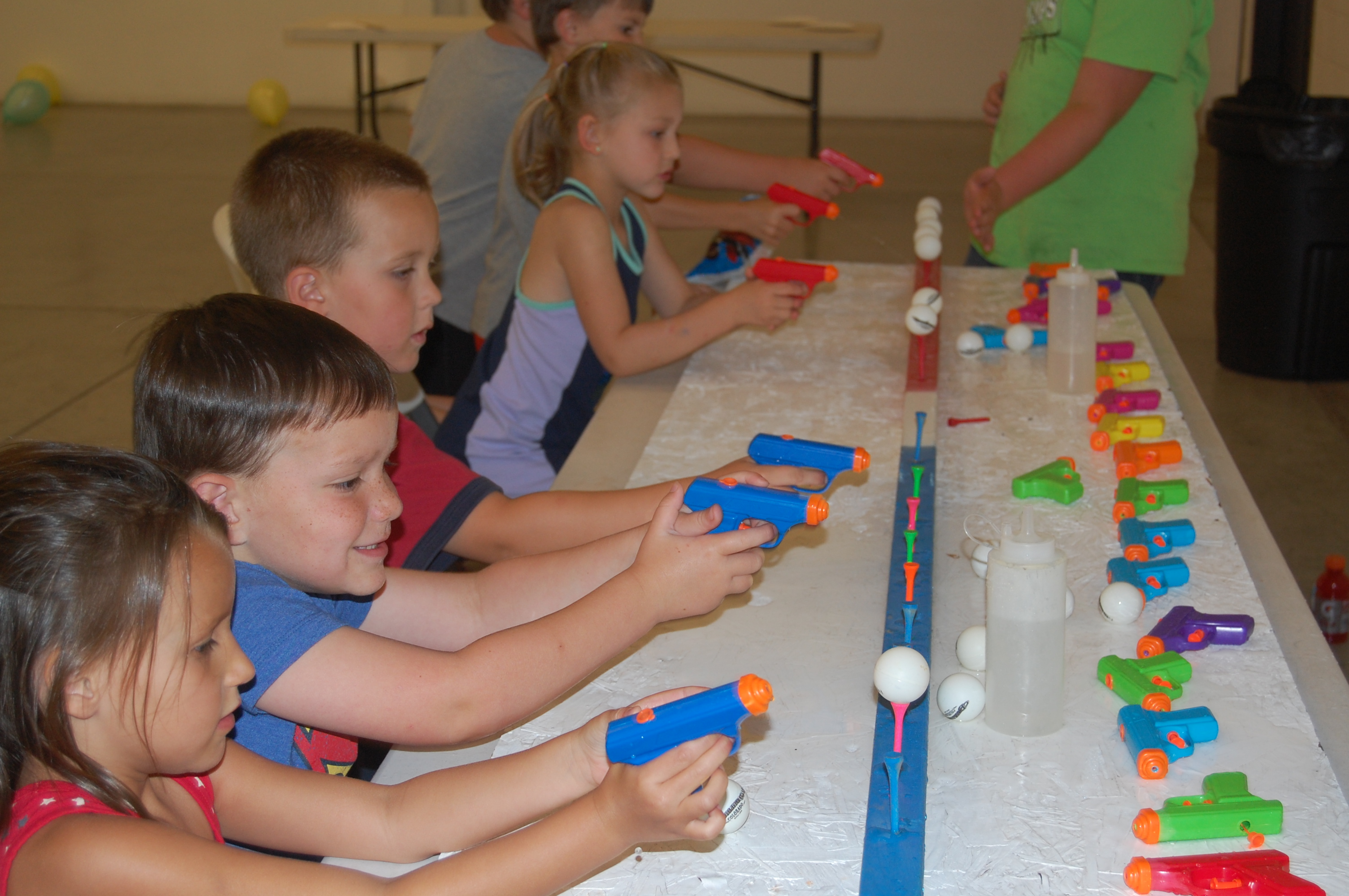 Ping pong shooting game