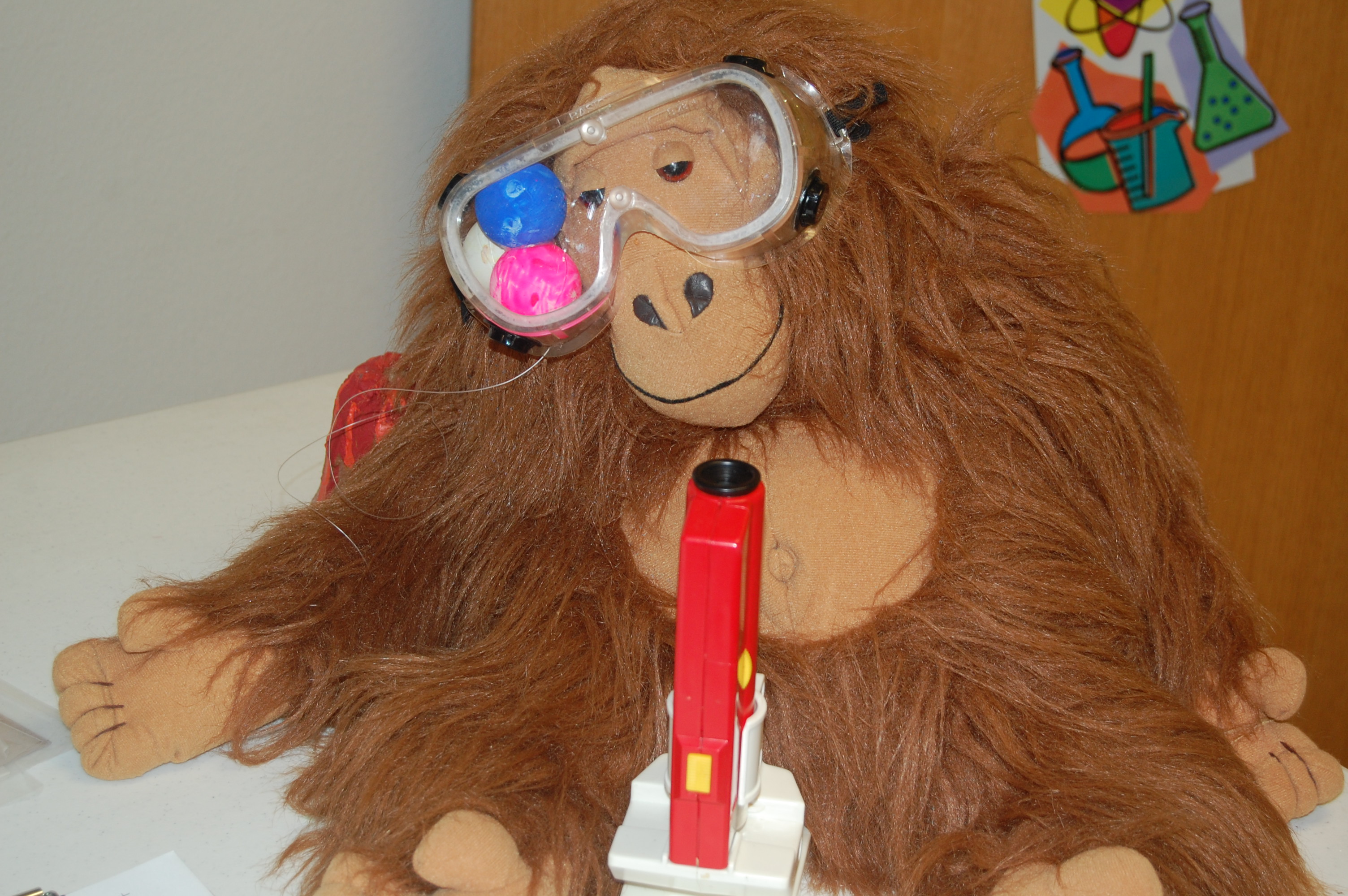 Virgil ready for Mad Scientist 