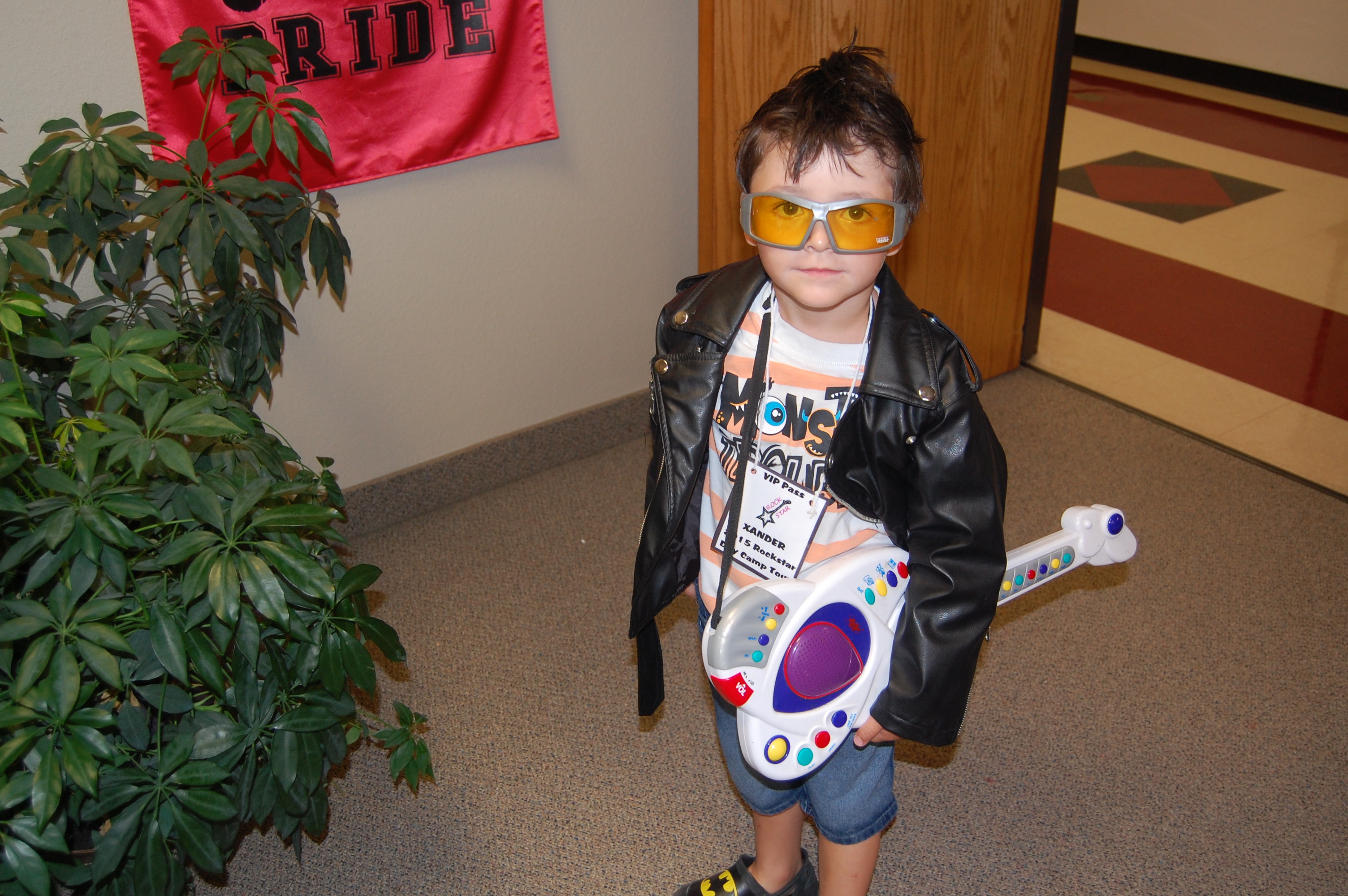 Xander all dressed up