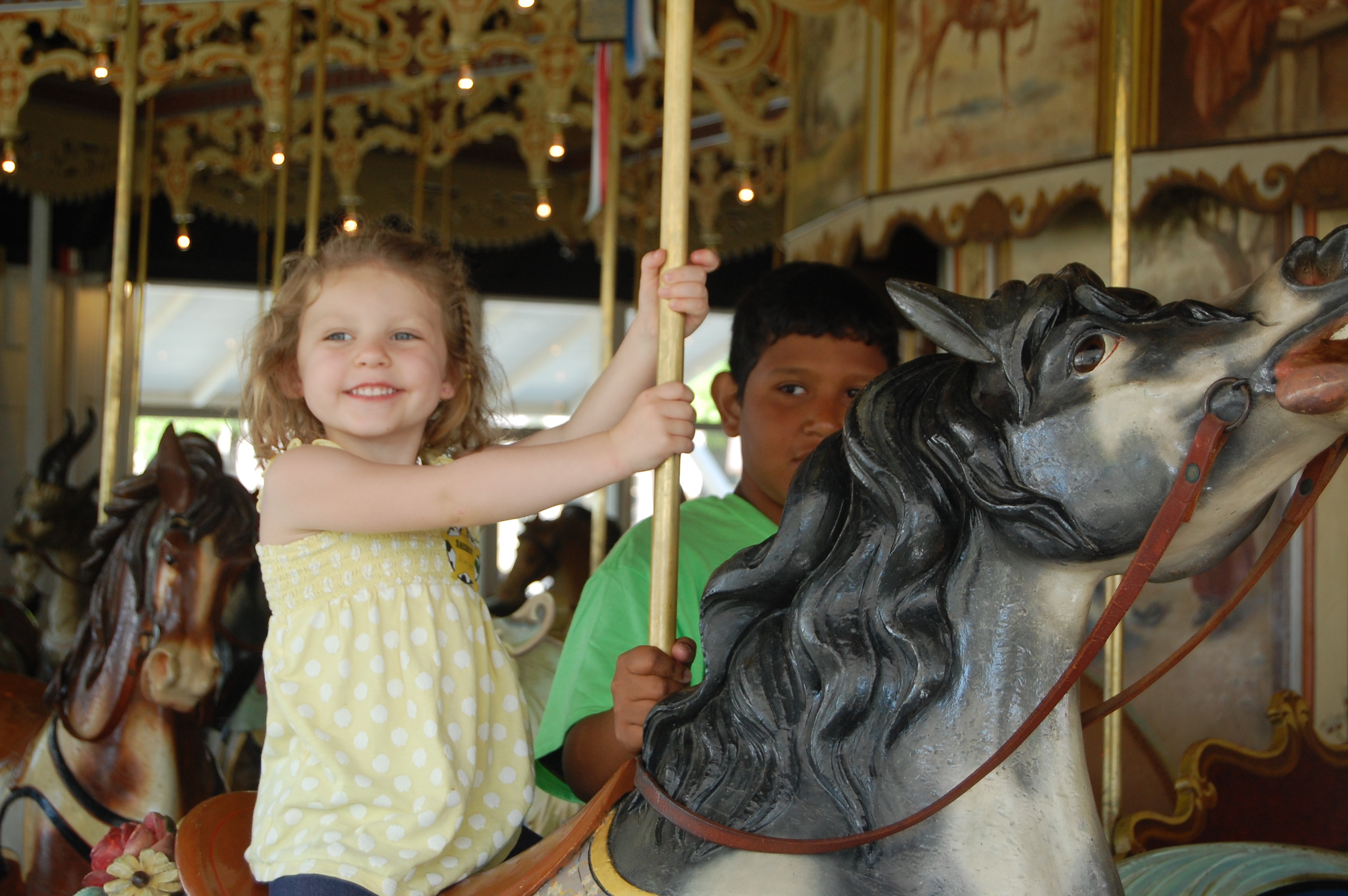Riding the carousel 