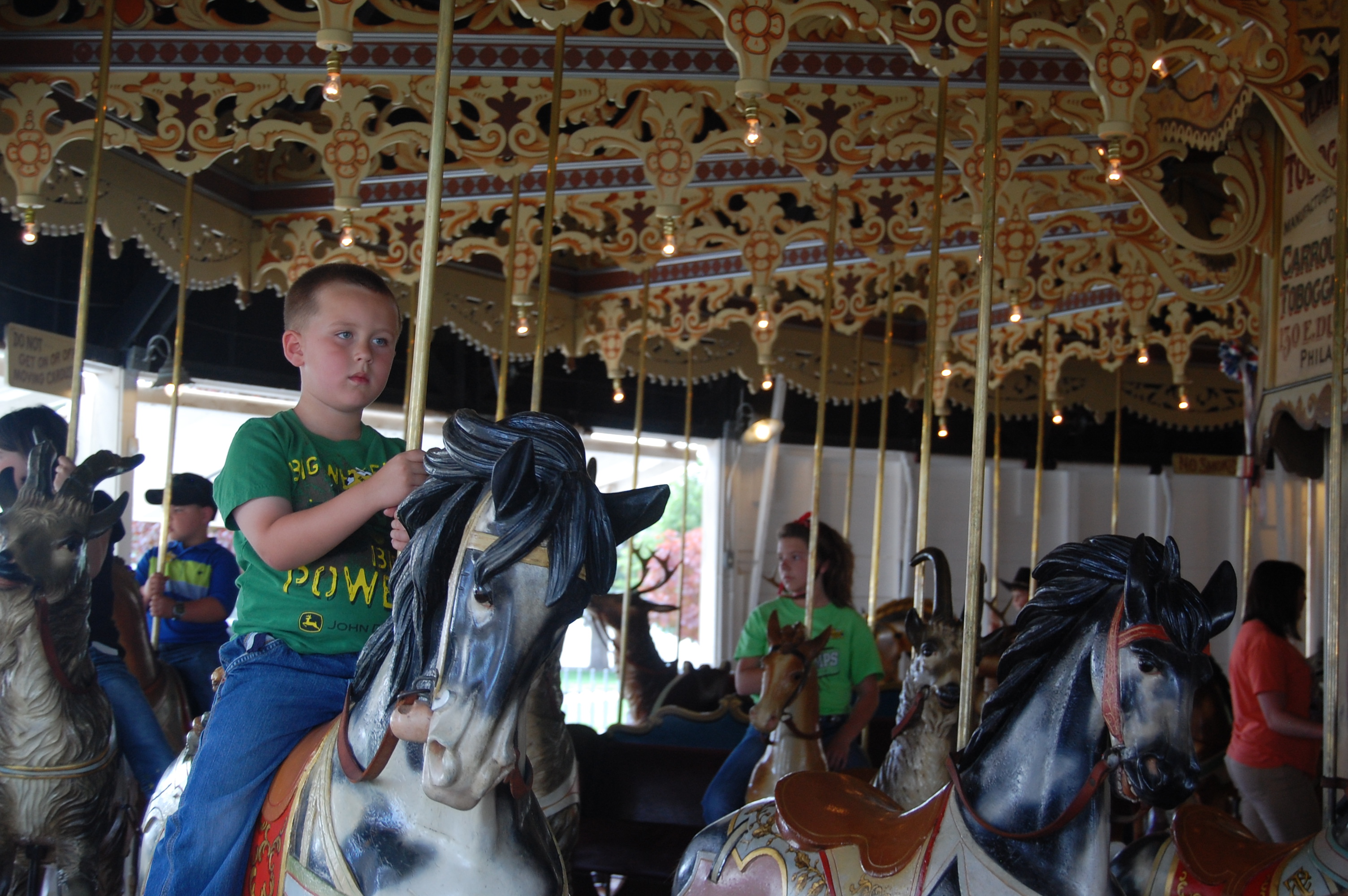 Riding the carousel 