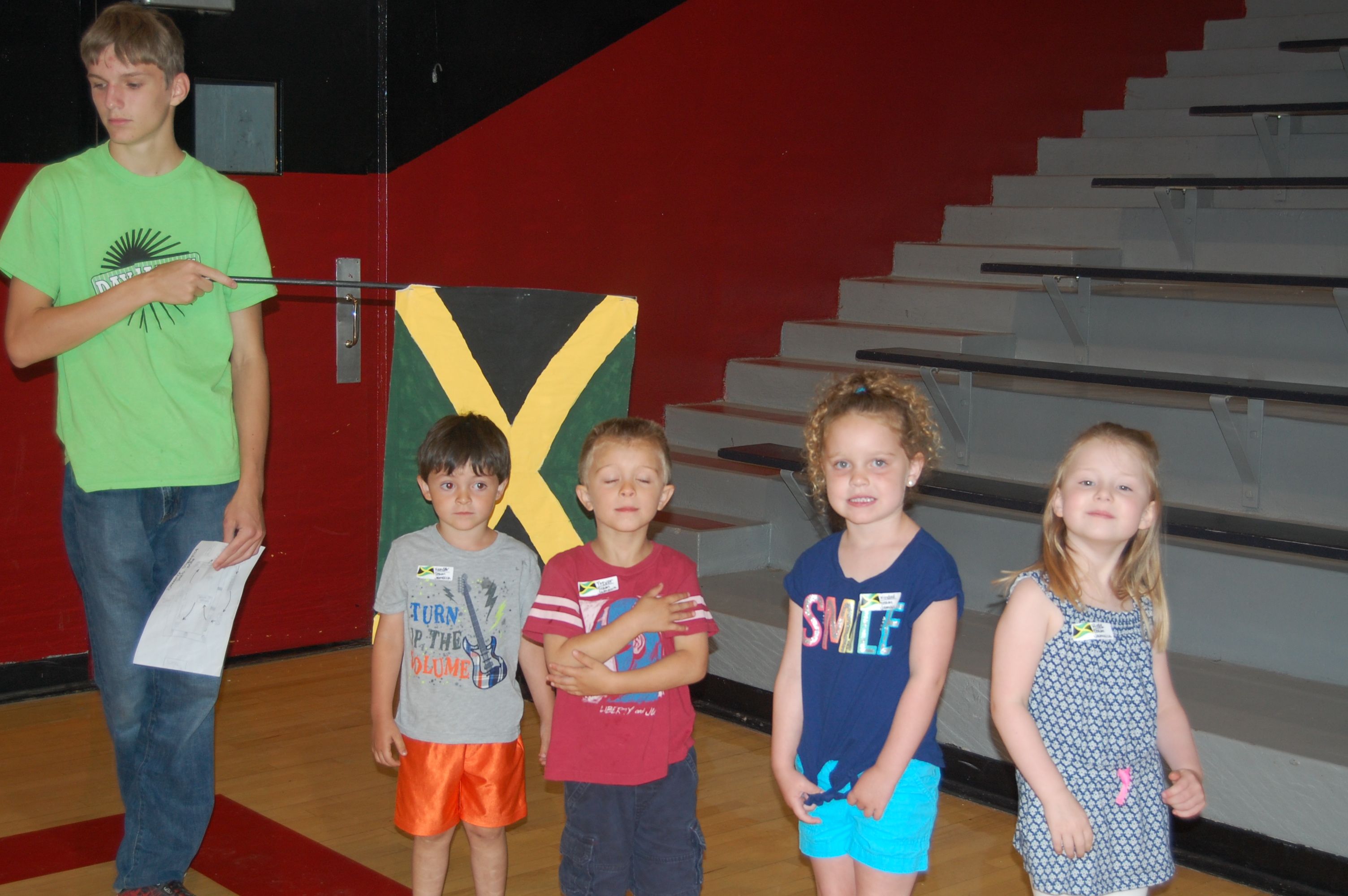 Team Jamaica with Coach Shawn