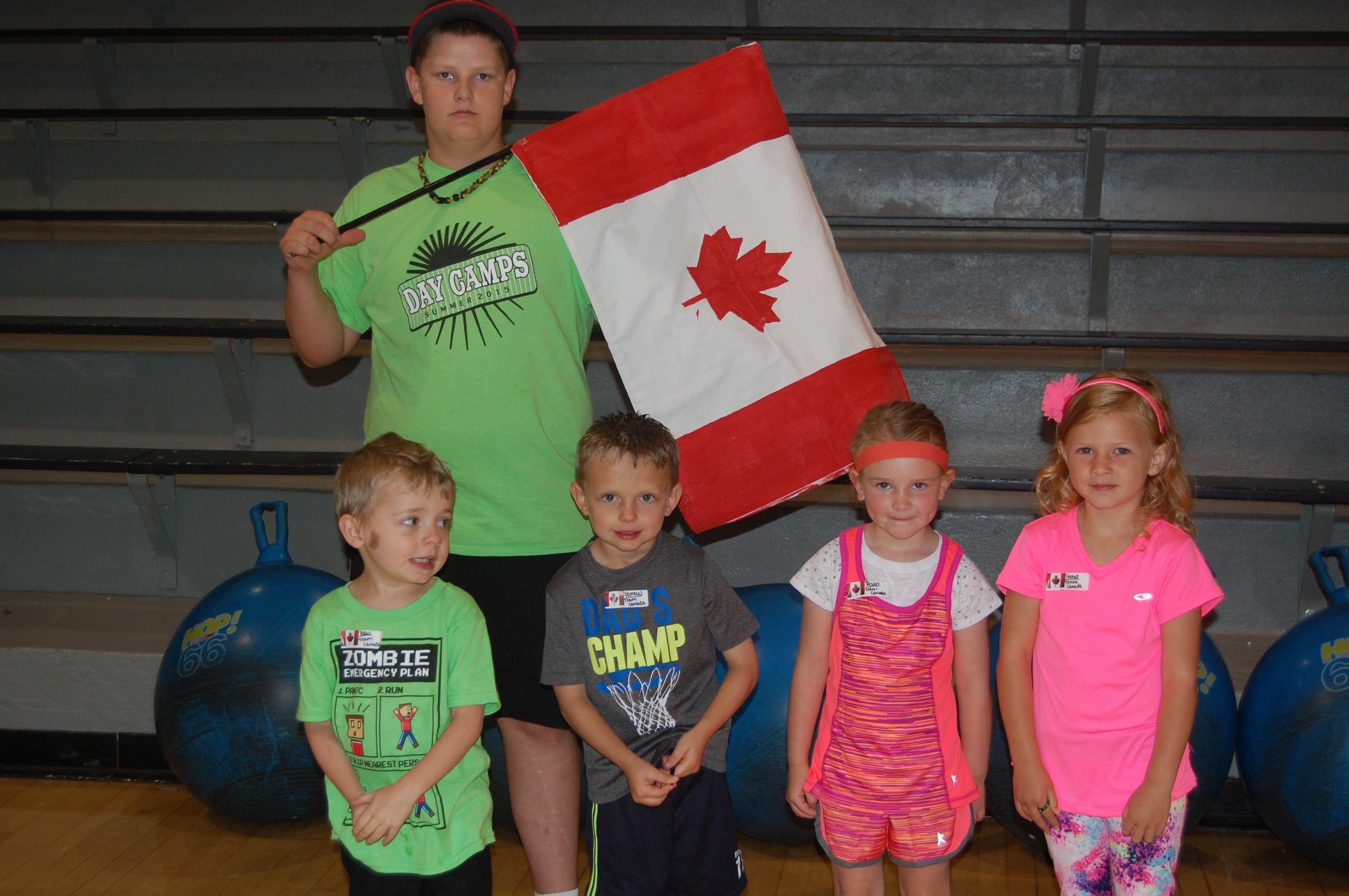 Team Canada with Coach Trent